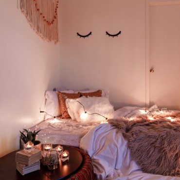 Romantická ložnice v několika jednoduchých krocích