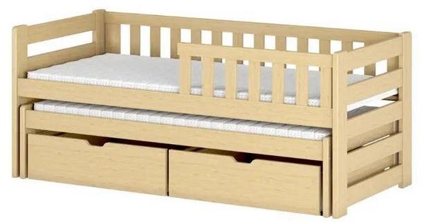 Dětská postel s přistýlkou BEATA 80x180 borovice