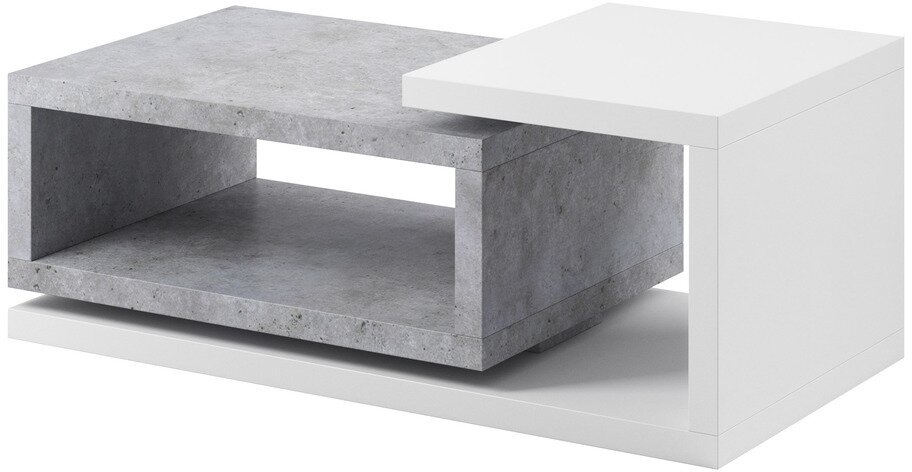 Konferenční stolek BELO 97 bílá / beton