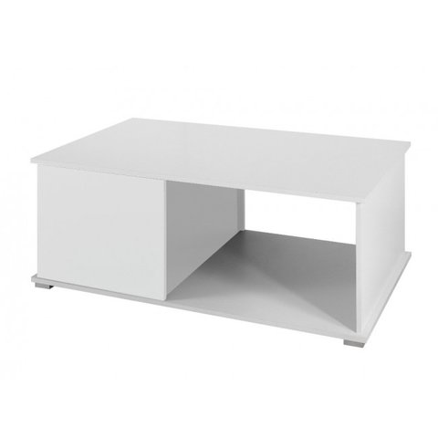 Konferenční stolek GLORIA, bílá/bílý lesk