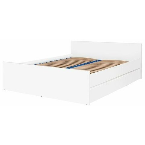 Dvoulůžková postel CRYSTAL 140x200, bílá