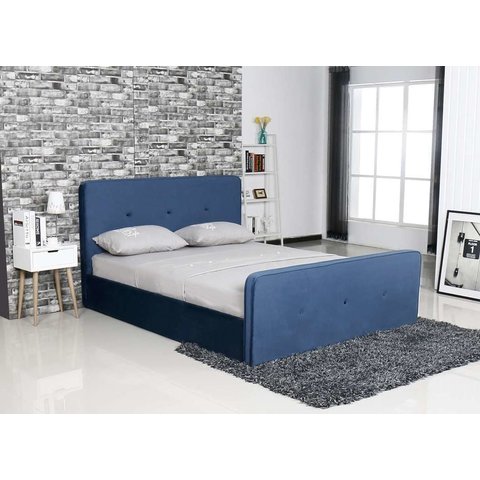 postel s úložným priestorom EMBER 2 160 modrá