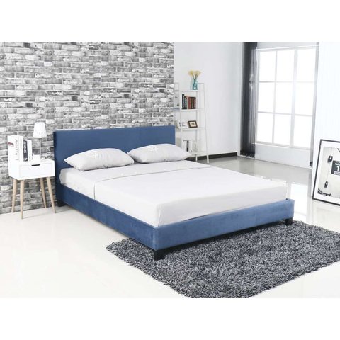 postel NELA 160 modrá