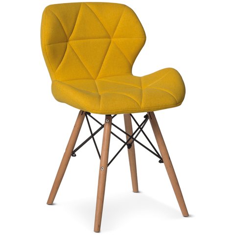Jídelní židle ELISA II, žlutá