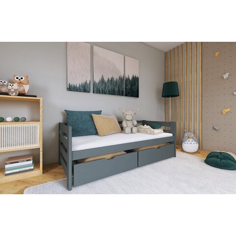 Dětská postel ERRA 80x180, grafit
