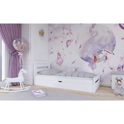Dětská postel NORA 80x160, bílá