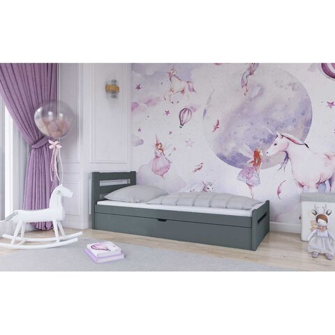 Dětská postel NORA 80x180, grafit