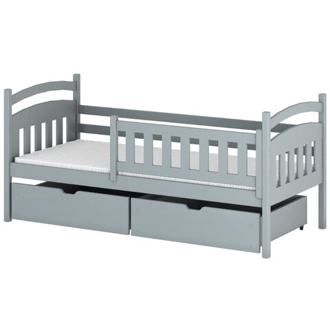 Dětská postel TERKA 90x190, šedá