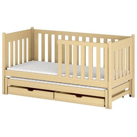 Dětská postel s přistýlkou KAROL 80x160, borovice