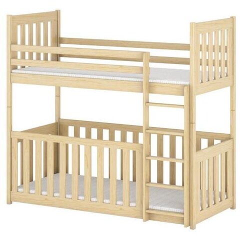 Patrová postel pro dvě děti CYRIL 80x160, borovice