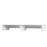 TV stolek GLORIA 2D + nástavba, bílá/fialová