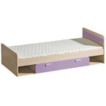 postel s úložným prostorem LUCAS 13, fialová