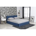 postel s úložným prostorem LARA 2 160 modrá