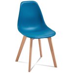 Jídelní židle ELLA, buk/modrá