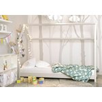 Dětská postel domeček BECKY 160x80, bílá