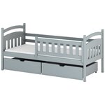 Dětská postel TERKA 90x200, šedá