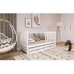 Dětská postel s přistýlkou KAROL 80x180, bílá