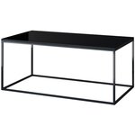 Konferenční stolek HEMI 99 černá / černé sklo