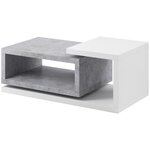 Konferenční stolek BELO 97 bílá / beton