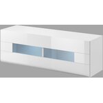 Závěsná skříňka TALON 08 bílá / bílý lesk