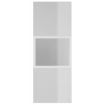 Závěsná skříňka HEMI 07 L/P bílá / bílé sklo